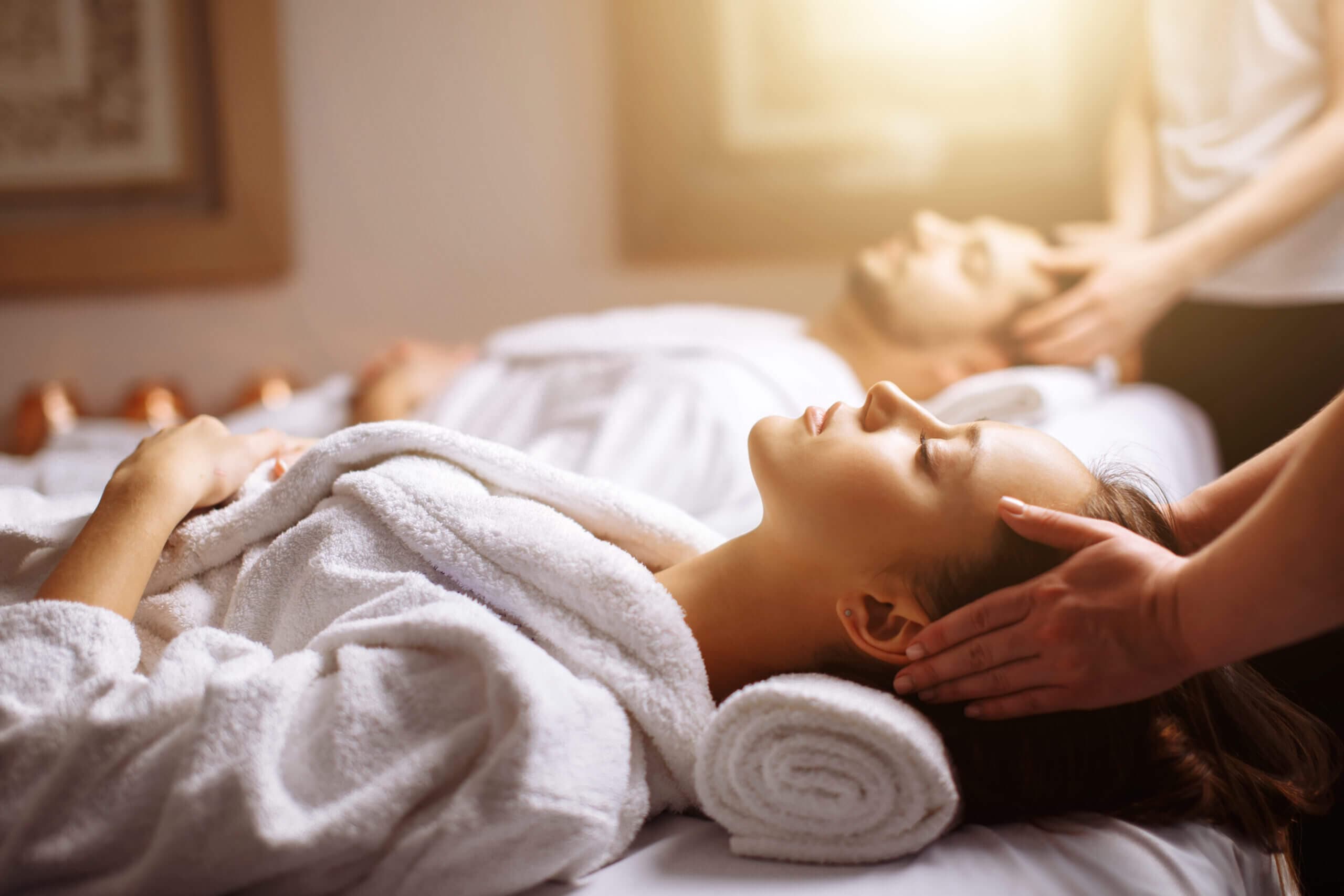 Espace de détente avec massage